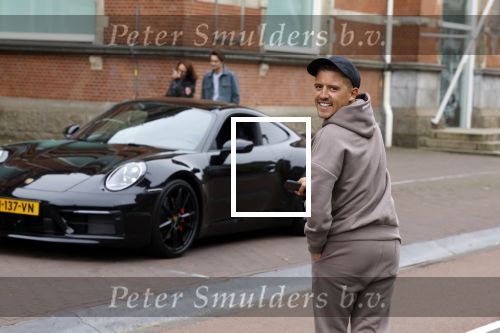 Amsterdam 3 mei 2022
Lik Kleine in zijn nieuwe porsche 911 in amsterdam zuid