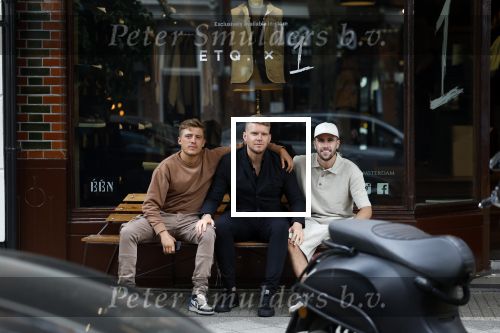Amsterdam 10 mei 2022
Nathan v Kooperen Lil Kleine en Jacob Ferilli voor 1Amsterdam