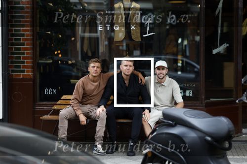 Amsterdam 10 mei 2022
Nathan v Kooperen Lil Kleine en Jacob Ferilli voor 1Amsterdam