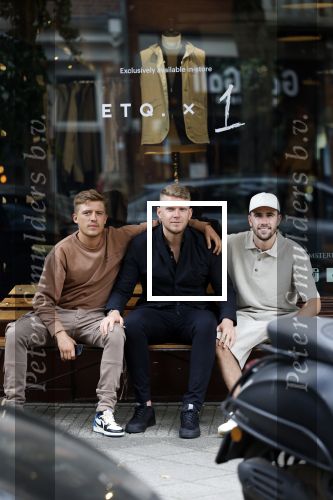 Amsterdam 10 mei 2022
Nathan v Kooperen Lil Kleine en Jacob Ferilli voor 1Amsterdam