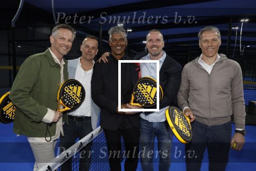 Utrecht 24 april 2022
Opening hal 22.        ( Padel bowling fitness en squash)
De eigenaren zijn Marco v Basten Frank Rijkaard Perry Overeem Barry Atsma en Edwin Oosterlaar.