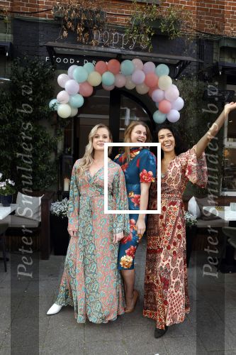 Amsterdam 29 april 2022
Opening Restaurant Poppys van Moise Trustfull Carola Kirschbaum en Britt Scholte in de amsterdamse pijp.
