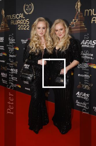 Rotterdam 28 april 2022
Musicalawards gala in Ahoy Rotterdam. Mylenne en Rosanne