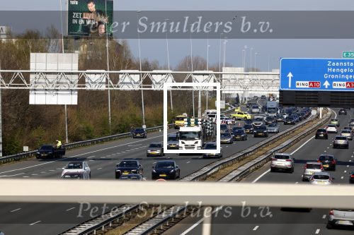 Amsterdam  26 maart 2022
Ongeluk op de A10 bij Amsterdam