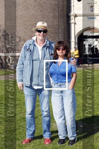 Enkhuizen 2 mei 2022
Peter Faber met zijn engelse vrouw Rosanna . Peter opent binnekort een expositie in Enkhuizen