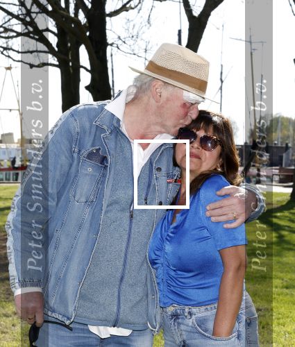 Enkhuizen 2 mei 2022
Peter Faber met zijn engelse vrouw Rosanna . Peter opent binnekort een expositie in Enkhuizen