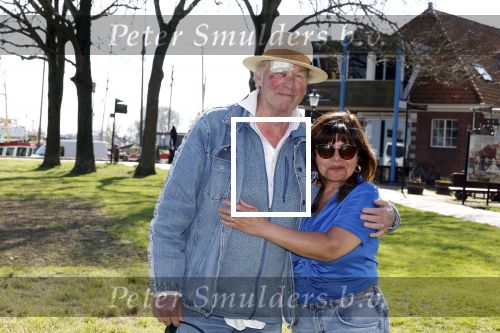 Enkhuizen 2 mei 2022
Peter Faber met zijn engelse vrouw Rosanna . Peter opent binnekort een expositie in Enkhuizen