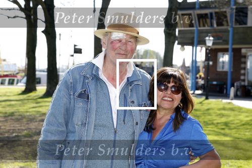 Enkhuizen 2 mei 2022
Peter Faber met zijn engelse vrouw Rosanna . Peter opent binnekort een expositie in Enkhuizen