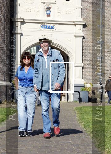 Enkhuizen 2 mei 2022
Peter Faber met zijn engelse vrouw Rosanna . Peter opent binnekort een expositie in Enkhuizen