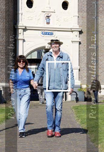 Enkhuizen 2 mei 2022
Peter Faber met zijn engelse vrouw Rosanna . Peter opent binnekort een expositie in Enkhuizen