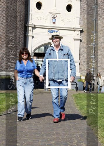 Enkhuizen 2 mei 2022
Peter Faber met zijn engelse vrouw Rosanna . Peter opent binnekort een expositie in Enkhuizen