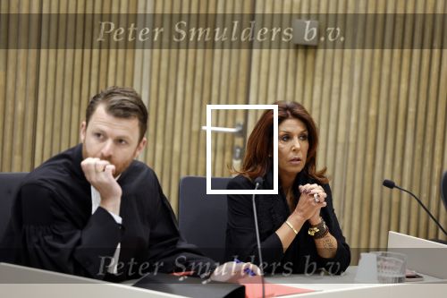 Amsterdam 15 april 2022
Rechtszaak tussen Rachel Hazes en haar ex werknemer Marieke v d Beek  in de rechtbank van Amsterdam.
Royce de Vries is de advocaat van rachel