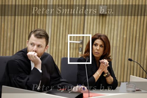 Amsterdam 15 april 2022
Rechtszaak tussen Rachel Hazes en haar ex werknemer Marieke v d Beek  in de rechtbank van Amsterdam.
Royce de Vries is de advocaat van rachel
