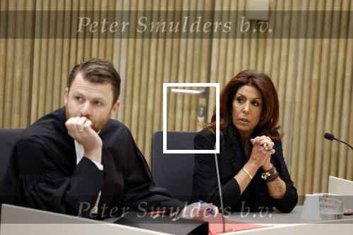 Amsterdam 15 april 2022
Rechtszaak tussen Rachel Hazes en haar ex werknemer Marieke v d Beek  in de rechtbank van Amsterdam.
Royce de Vries is de advocaat van rachel