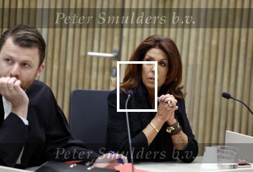 Amsterdam 15 april 2022
Rechtszaak tussen Rachel Hazes en haar ex werknemer Marieke v d Beek  in de rechtbank van Amsterdam.
Royce de Vries is de advocaat van rachel