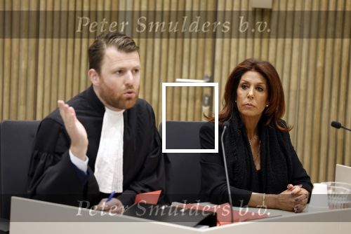 Amsterdam 15 april 2022
Rechtszaak tussen Rachel Hazes en haar ex werknemer Marieke v d Beek  in de rechtbank van Amsterdam.
Royce de Vries is de advocaat van rachel