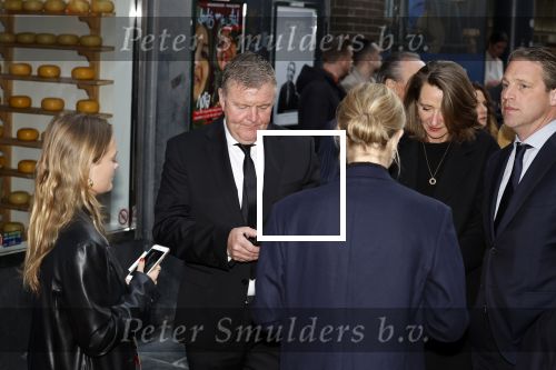 Amsterdam 11 april 2022
Premiere documentaire Louis  over het leven van Louis v Gaal in Tuschinski. Louis kwam samen met zijn vrouw Truus. Rene Mioch met een vriendin