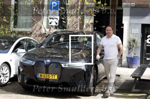 Amsterdam 19 april 2022
Robert Leroy in Amsterdam met zijn electrische BMW1X