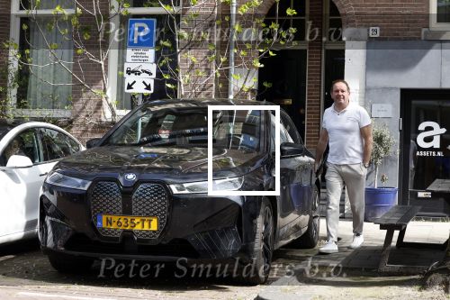 Amsterdam 19 april 2022
Robert Leroy in Amsterdam met zijn electrische BMW1X