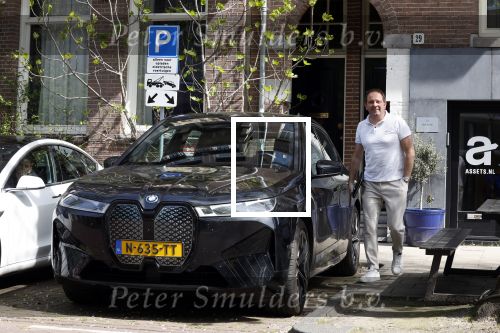 Amsterdam 19 april 2022
Robert Leroy in Amsterdam met zijn electrische BMW1X