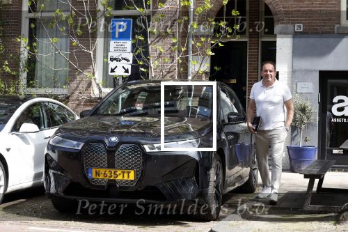 Amsterdam 19 april 2022
Robert Leroy in Amsterdam met zijn electrische BMW1X