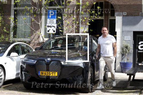 Amsterdam 19 april 2022
Robert Leroy in Amsterdam met zijn electrische BMW1X