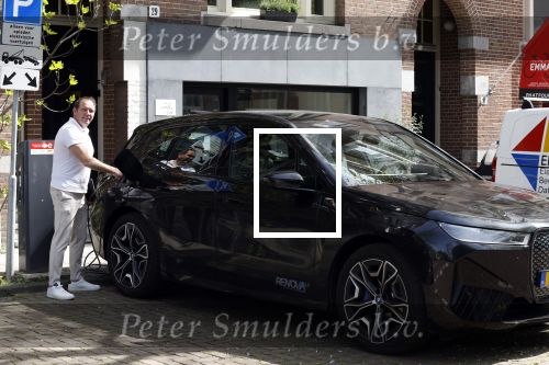 Amsterdam 19 april 2022
Robert Leroy in Amsterdam met zijn electrische BMW1X