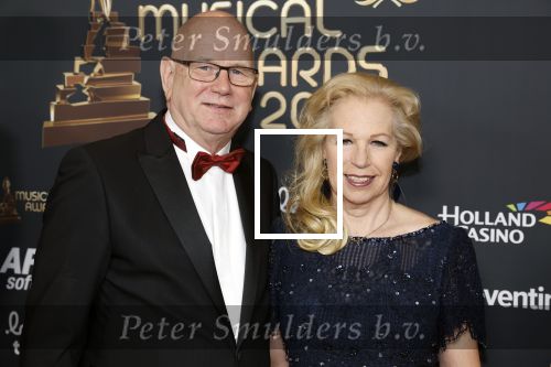 Rotterdam 28 april 2022
Musicalawards gala in Ahoy Rotterdam. Ruud de Graaf met zijn vrouw