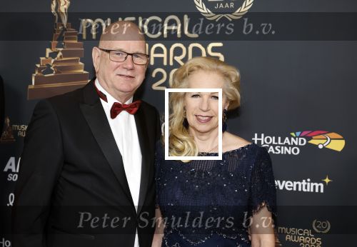 Rotterdam 28 april 2022
Musicalawards gala in Ahoy Rotterdam. Ruud de Graaf met zijn vrouw