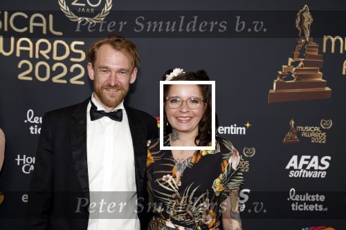 Rotterdam 28 april 2022
Musicalawards gala in Ahoy Rotterdam.
Sanne Kraaijkamp kwam met een vriend