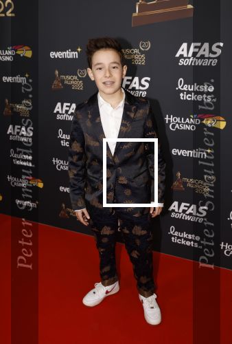 Rotterdam 28 april 2022
Musicalawards gala in Ahoy Rotterdam. Silver Metz kwam met zijn vader