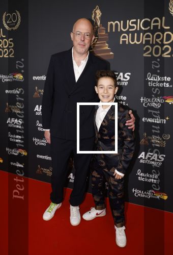 Rotterdam 28 april 2022
Musicalawards gala in Ahoy Rotterdam. Silver Metz kwam met zijn vader