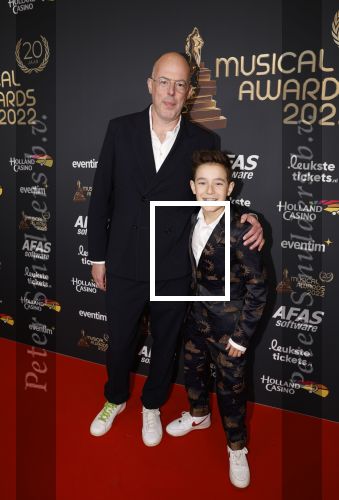 Rotterdam 28 april 2022
Musicalawards gala in Ahoy Rotterdam. Silver Metz kwam met zijn vader
