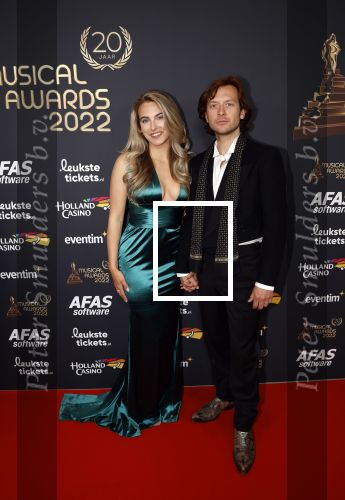 Rotterdam 28 april 2022
Musicalawards gala in Ahoy Rotterdam.
Tobias Nierop en partner