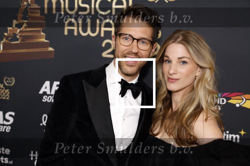 Rotterdam 28 april 2022
Musicalawards gala in Ahoy Rotterdam.
William Spaaij met vzijn vriendin