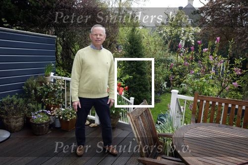 Rotterdam 22 april 2023
Arnold Vredenbregt gefotografeerd in zijn tuin.