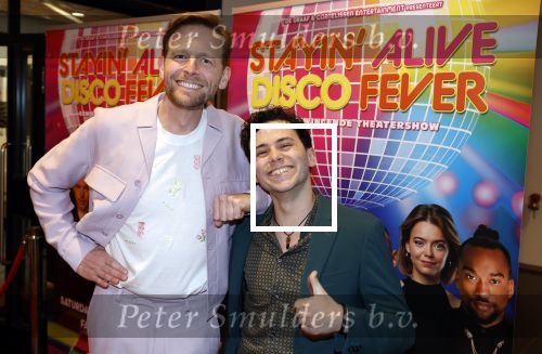 Schiedam 5 mei 2023
Premiere Staying alive disco feaver in schouwburg Schiedam.
Barry Beijer en Jimi Hendrikse