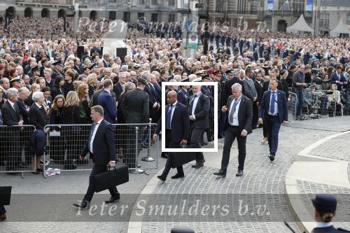 Amsterdam 4 mei 2023
Dodenherdenking 2023 op de dam met oa aanwezig Koning Willem Alexander Koningin Maxima Burgemeester Femke Halsema en Mark Rutte. Beveiliging koningspaar