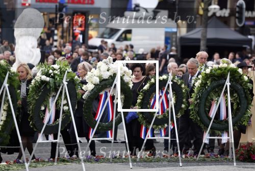 Amsterdam 4 mei 2023
Dodenherdenking 2023 op de dam met oa aanwezig Koning Willem Alexander Koningin Maxima Burgemeester Femke Halsema en Mark Rutte. Caroline v d Plas
