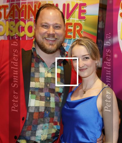 Schiedam 5 mei 2023
Premiere Staying alive disco feaver in schouwburg Schiedam.
Dennis Willekens met vriendin
