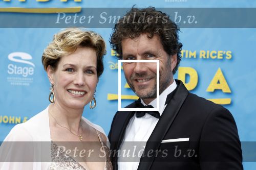 Scheveningen 23 april 2023
Premiere AIDA in het circustheater in Scheveningen .
Dennis Wilt met zijn  vriendin