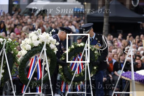 Amsterdam 4 mei 2023
Dodenherdenking 2023 op de dam met oa aanwezig Koning Willem Alexander Koningin Maxima Burgemeester Femke Halsema en Mark Rutte.