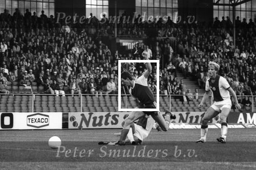 Amsterdam, 14 September  1980
AJAX-PSV, eindstand 5-2
Ernie Brandts en Wim Kieft