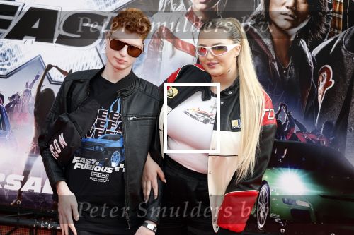 Amsterdam 16 mei 2023
Premiere Fast X in Pathe Arena .
Fabiola Volkers met broer