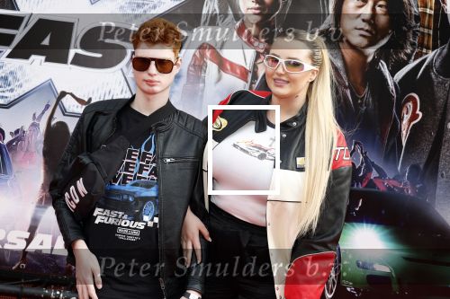 Amsterdam 16 mei 2023
Premiere Fast X in Pathe Arena .
Fabiola Volkers met broer