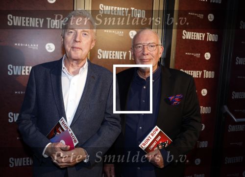 Amsterdam 21 april 2023
Premiere Sweeney Todd in het DeLaMar theater geproduceerd door Medialane.
Andre v Duin en Frans Mulder