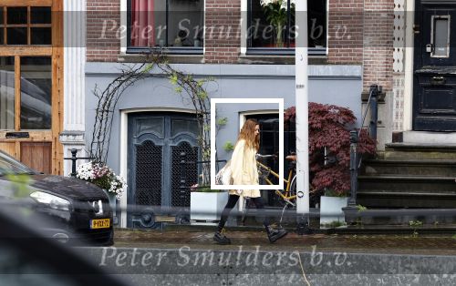 Amsterdam 11 mei 2023
Georgina Verbaan op straat in het centrum van Amsterdam.