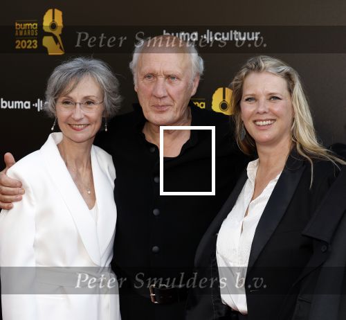 Amsterdam 22 mei 2023
Uitreiking Buma awards in Tuschinski Amsterdam.
Herman v Veen ontving uit handen van zijn dochters Babette v Veen en Anne v Veen de  lifetime Achievement award voor zijn hele carriere