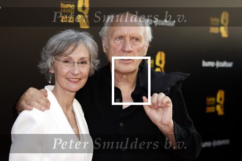 Amsterdam 22 mei 2023
Uitreiking Buma awards in Tuschinski Amsterdam.
Herman v Veen met zijn vrouw