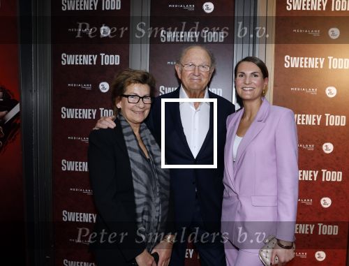 Amsterdam 21 april 2023
Premiere Sweeney Todd in het DeLaMar theater geproduceerd door Medialane.
Iris v d Ende met haar ouders Joop v d Ende en Janine v d Ende